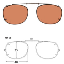 Load image into Gallery viewer, Rectangle Style SolarClips Polarized Clip-On Sunglasses - Opsales, Inc