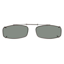 Load image into Gallery viewer, Slim Rectangle, Polarized Clip On Sunglasses. - Opsales