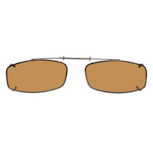 Load image into Gallery viewer, Slim Rectangle, Polarized Clip On Sunglasses. - Opsales