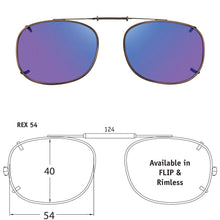 Load image into Gallery viewer, Rectangle Style SolarClips Polarized Clip-On Sunglasses - Opsales, Inc