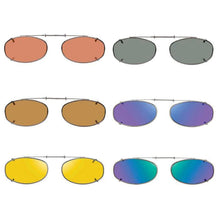 Load image into Gallery viewer, 6 Mod Rectangle Shade Control Polarized Clip On Sunglasses - Opsales, Inc
