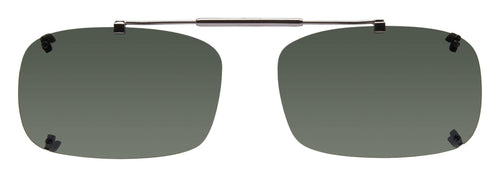 Deep Rectangle | Shade Control Rimless Clip-On Sunglasses - Opsales, Inc