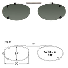 Load image into Gallery viewer, Mod Rectangle | Shade Control Rimless Clip-On Sunglasses - Opsales, Inc
