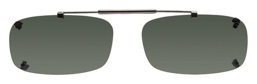 True Rectangle | Shade Control Rimless Clip-On Sunglasses - Opsales, Inc