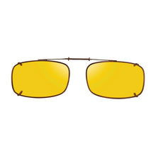 Load image into Gallery viewer, Tru Rectangle, Polarized Clip On Sunglasses
